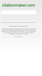 Mobile Screenshot of citationmaker.com
